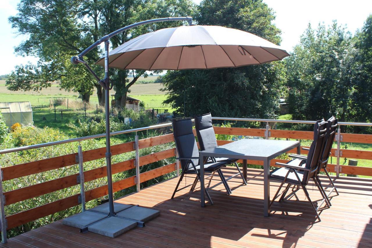 Ferienwohnung Feldblick Struppen Buitenkant foto