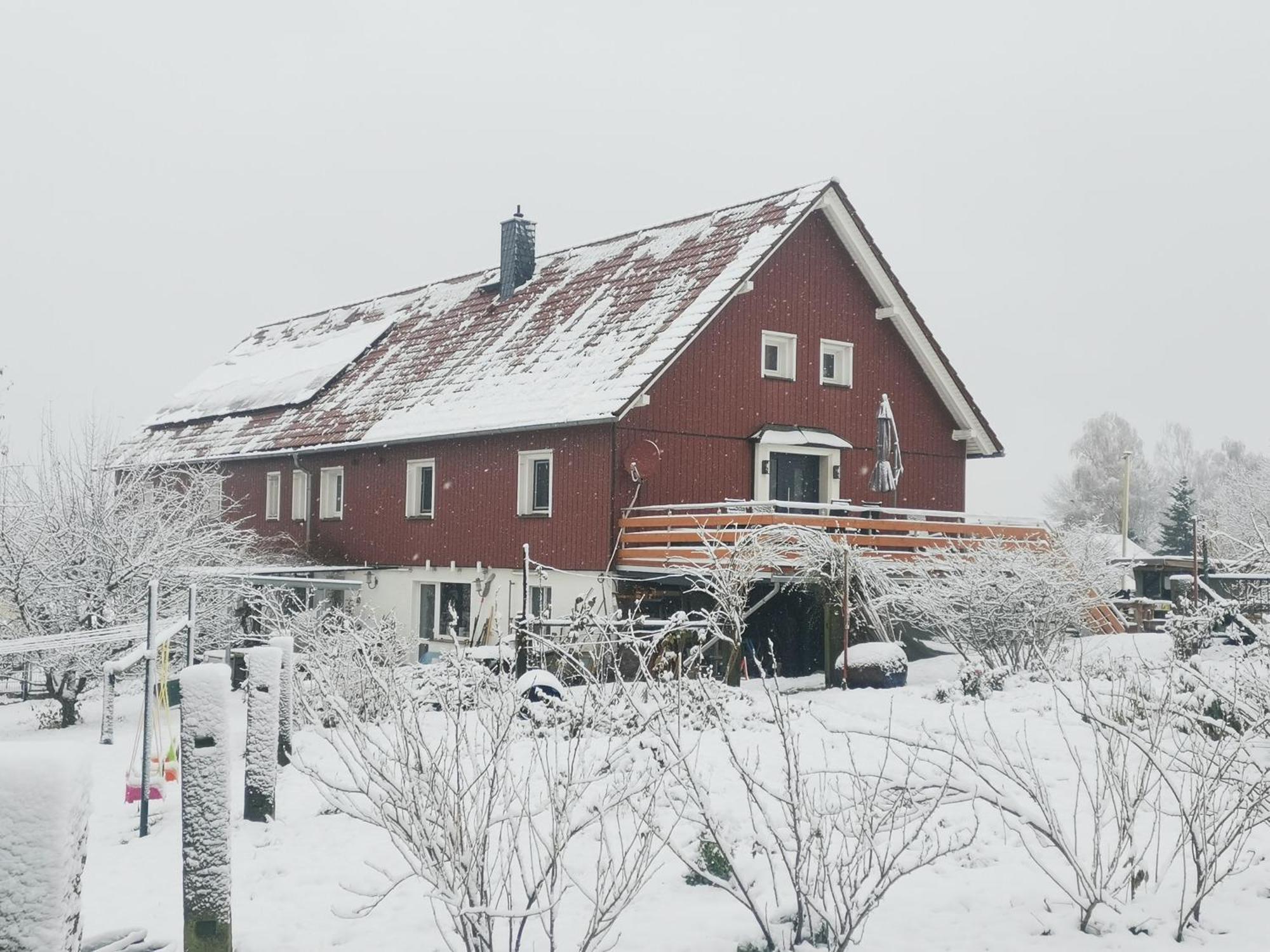Ferienwohnung Feldblick Struppen Buitenkant foto