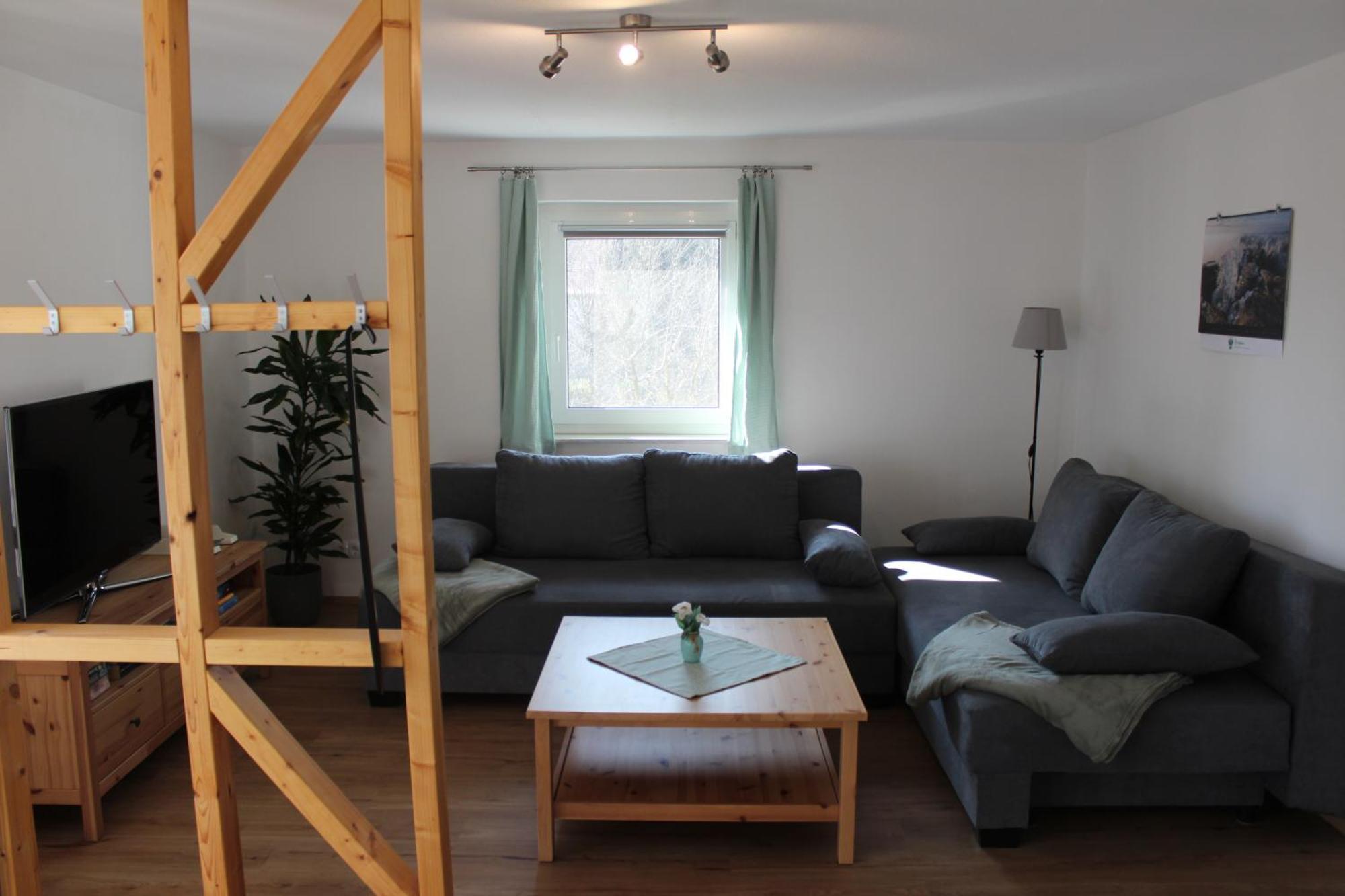 Ferienwohnung Feldblick Struppen Buitenkant foto